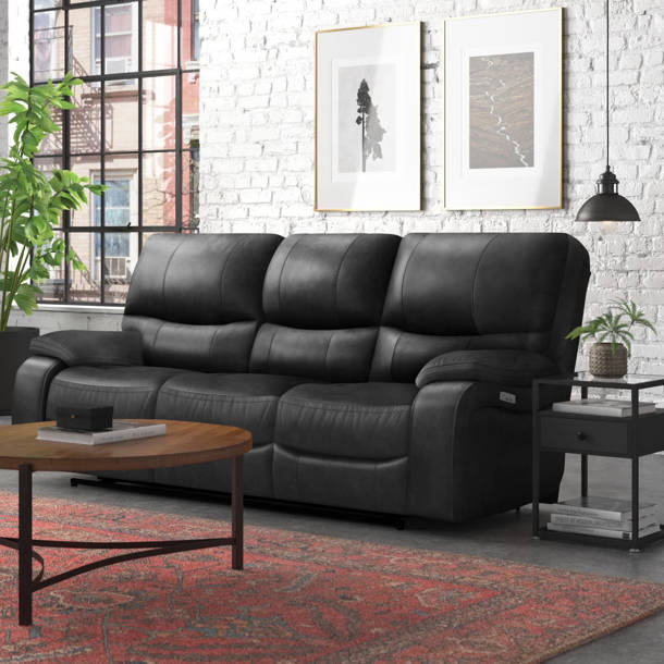 Lark Manor Milladore 86'' Upholstered Power Reclining Sofa & Reviews
